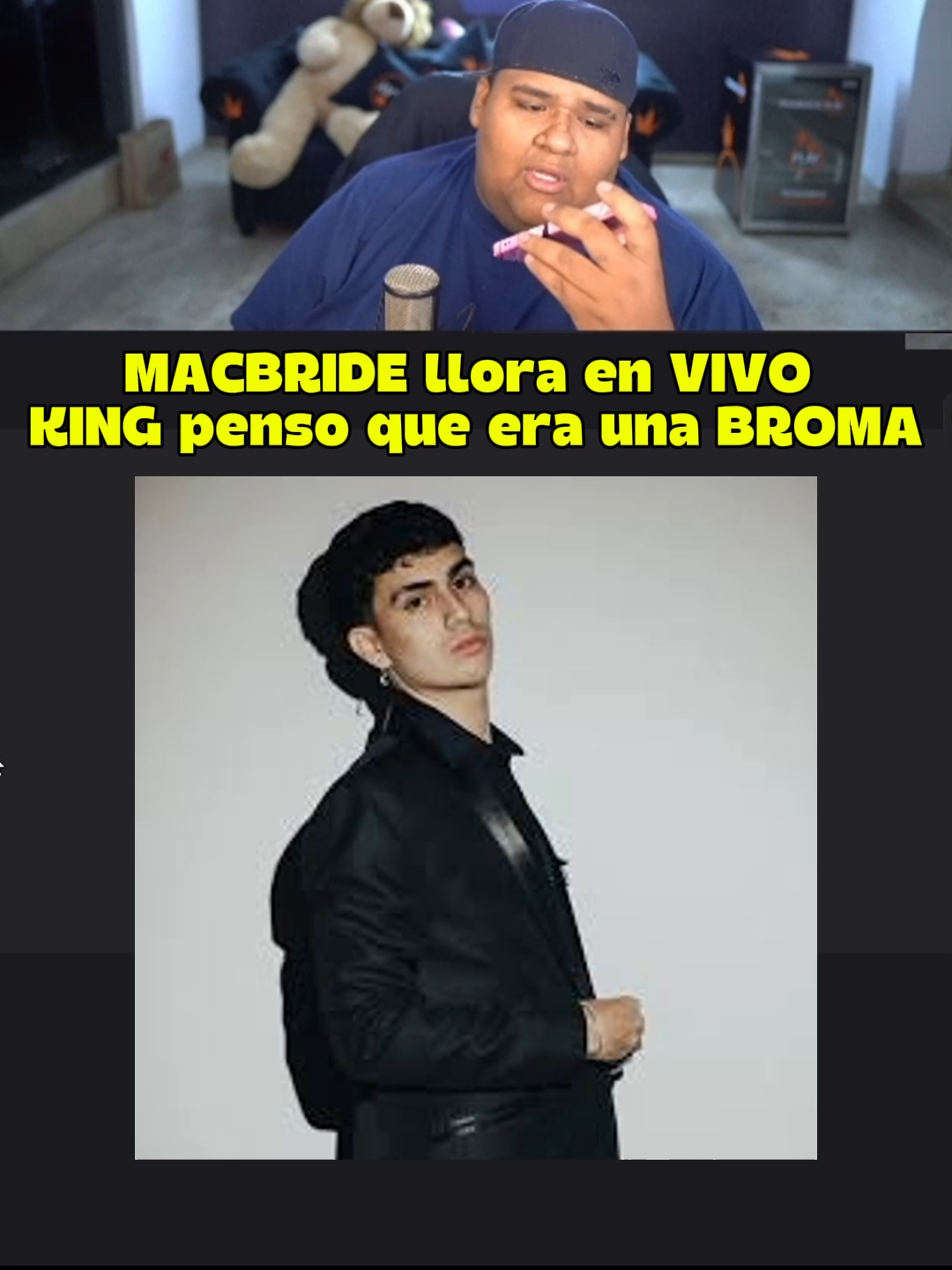 MACBRIDE llora en VIVO, KINGLEON penso que era BROMA🥺 KICK:kingleon4  #KICKKINGLEON4 #kingleon #KINGLEON #KICK #paratii #fyp #kick #videoviral #kingleonardo #f #KINGLEONKICK #neutro #neutroog #neutroykingleon #chapatumoney #macbride #marinagold #cristoratavideos #diealis #milenka