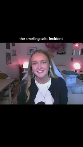 it felt good tbh #lasslovessmellingsalts 