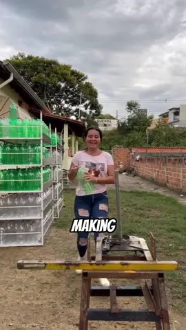 From Trash to Treasure: How She Built a 90% Profit Business from Plastic Bottles ♻️💰 #tiktokbaseballcampaign #recycle #zerowaste #EcoFriendly #profit #businessstory #entrepreneur 