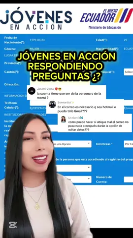Respondo las dudas MÁS comunes de Jóvenes en Acción 😊✅ #jovenesenaccion #mies #ecuador🇪🇨 #becas #senescyt #jovenesenaccion2025 #ecuatorianosenaccion #fypシ゚ #paratiiiiiiiiiiiiiiiiiiiiiiiiiiiiiii #CapCut 