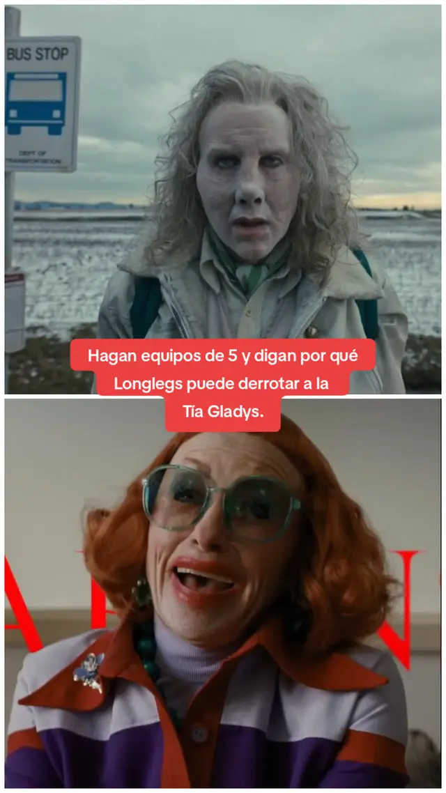Ambos personajes me parecen muy interesantes y misteriosos. Sin embargo, considero que Longegs era una entidad demoniaca mientras que la Tía Gladys solo una bruja. #weaponsmovie #Peliculasdeterror #longlegs 
