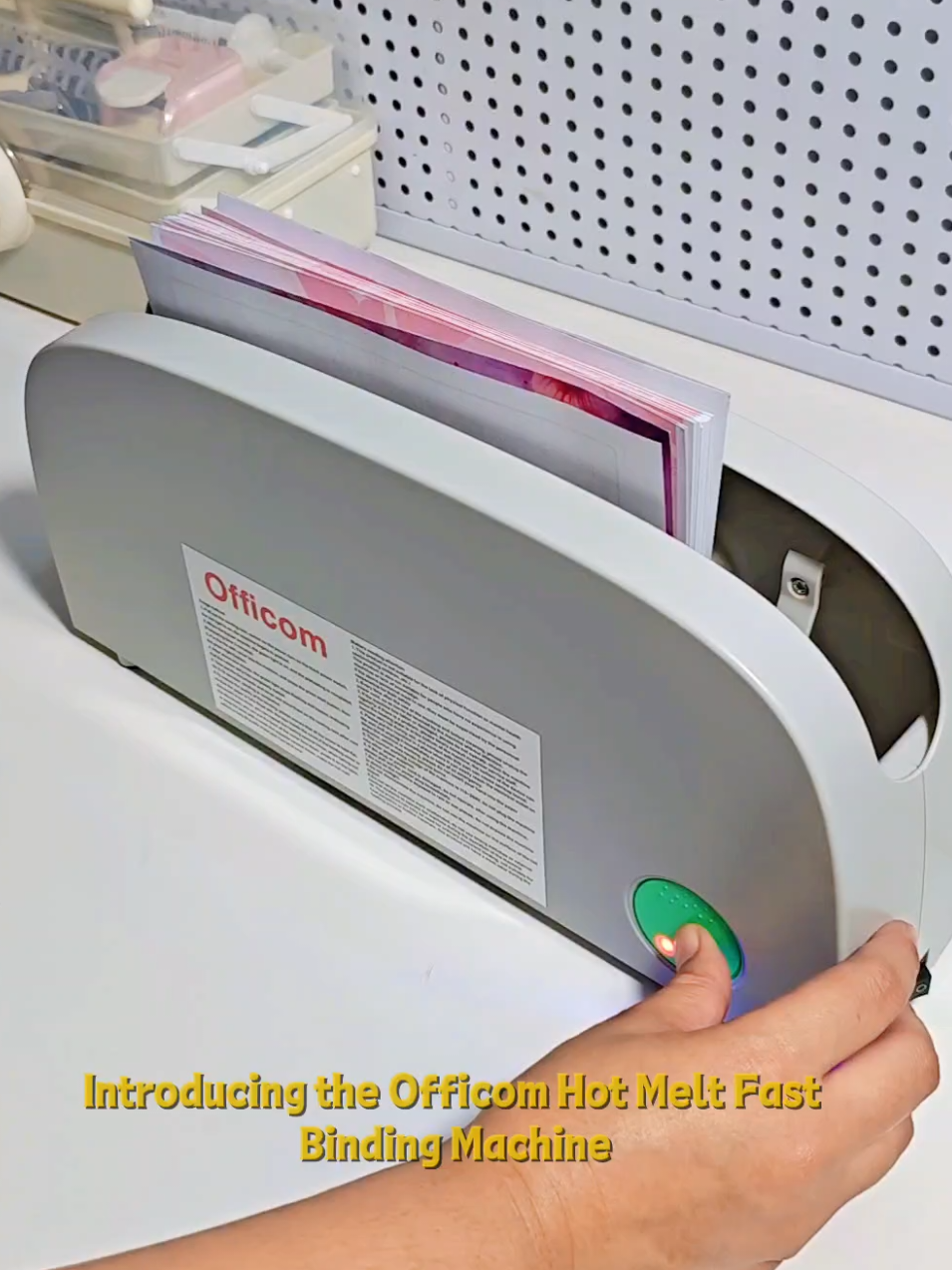 Officom Hot Melt Binding Machine #hotmeltbindingmachine #bindingmachine #officombindingmachine #officom 
