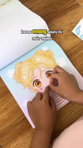 Main stiker bikin anteng 🥰 #mainanstiker #stikeranak #mainananakperempuan #modalkontendoang 
