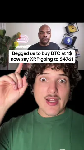 Davinci Jeremie, the guy who in 2013 begged us to invest just 1 dollar in Bitcoin, is now telling us that XRP is going to $4,761 😨. Pay attention. #Bitcoin #BTC #crypto #cryptocurrency #xrp #xrpcommunity #cryptoforbeginners #cryptok #altcoin #daytrading #cryptotrading #bitcoins 
