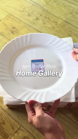Dinner plate na mura pero quality, nasa Home Gallery yan! Check out na 🛒 #homegallery #homegalleryplate #opalglassdinnerplate #dinnerplate #kitchenware #fyp 