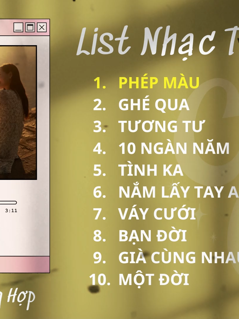 List Nhạc Tâm Trạng - Top Những Bài Hát Hit Một Thời - Phép Màu, Ghé Qua, Tương Tư, 10 Ngàn Năm, Tình Ka, Nắm Lấy Tay Anh, Váy Cưới, Bạn Đời, Già Cùng Nhau Là Được, Một Đời. #ghequa #phepmau #tuongtu #10ngannam #Bandoi #motdoi #vaycuoi #xuhuong #trending #kenhnhactonghop #nhachaymoingay #hottrend #nhacnaychillphet #nhactamtrangbuon💔 #nhacchill #nhactrend #hottiktok_xuhuong #lofi