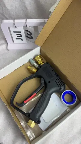 I've been impressed with the quality of this stubby short pressure washer gun!#fyp #TikTokShop #tiktok#life #washer 