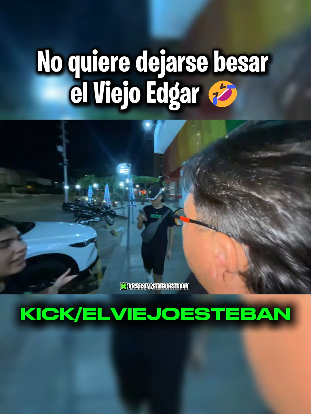 No quiere dejarse besar @elviejoesteban @elviejoedgarr  #elviejoestebankick #valledupar #streamer #elviejoedgar #colombia #kick #elviejoesteban