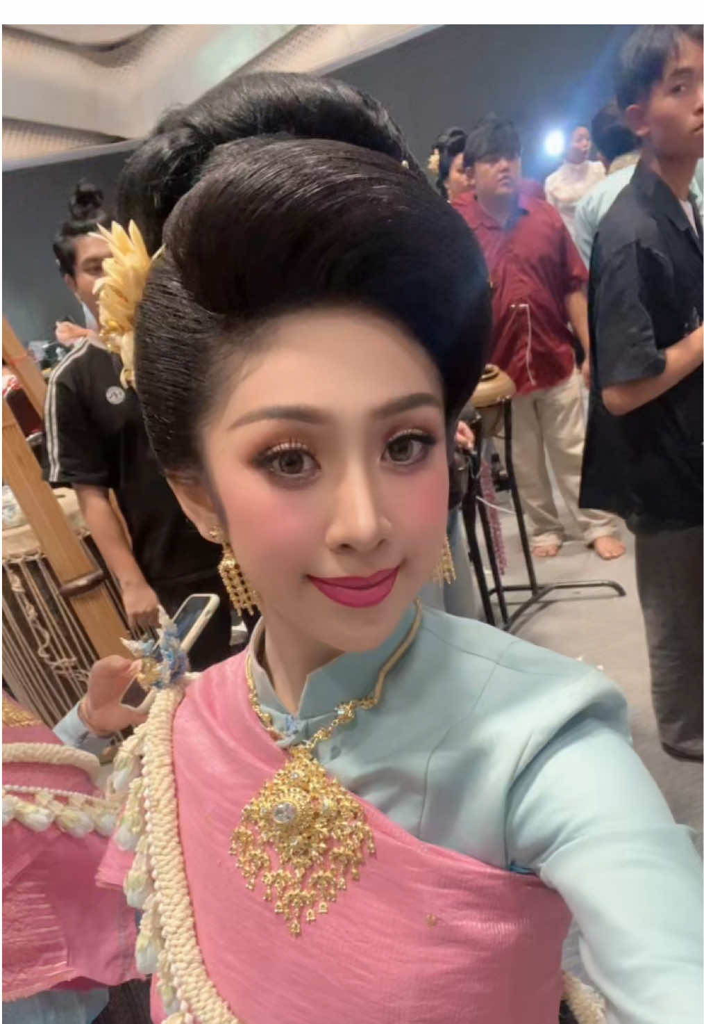 เสิร์ฟหวานก่อนขึ้นแสดงค่ะ #วงโปงลางศิลป์อีสาน #ศิลป์อีสาน #กรมพละศึกษา #ศิลปกรรมมมส 