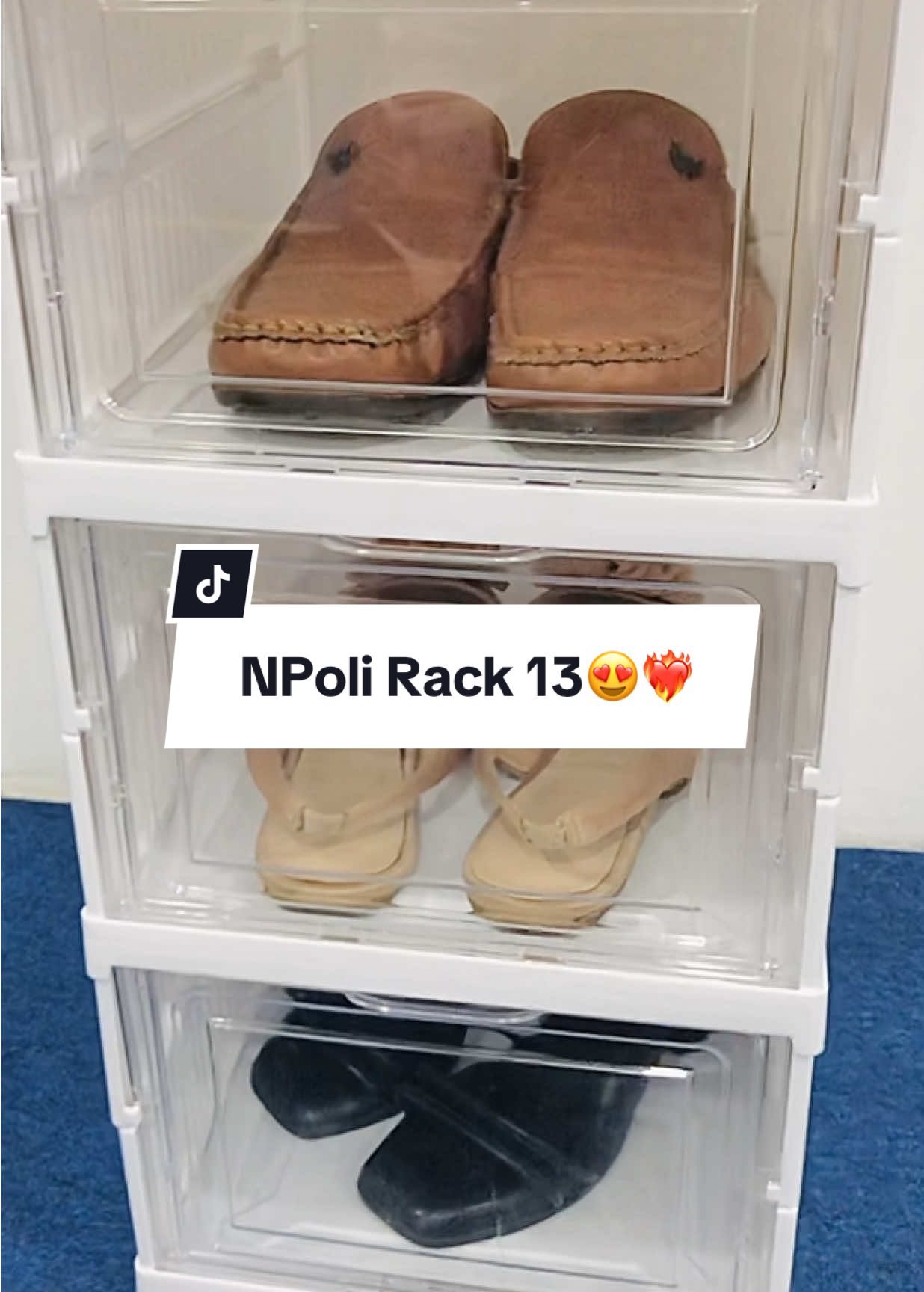 Rak Lipat Multi Fungsi dari Napolly🥰‼️ Cocok untuk sepatu & barang lainnya Desain simple, hemat tempat, dan mudah dilipat lagi! Langsung buruan Join Live kita atau CO di keranjang kuning yang udah aku sematkan 🤩🥳🛍️‼️ #promomakanmerdeka #fyp #fyppppppppppppppppppppppp #fy #foryou #4u #foryoupage #raklipat #raksepatu #rakserbaguna 