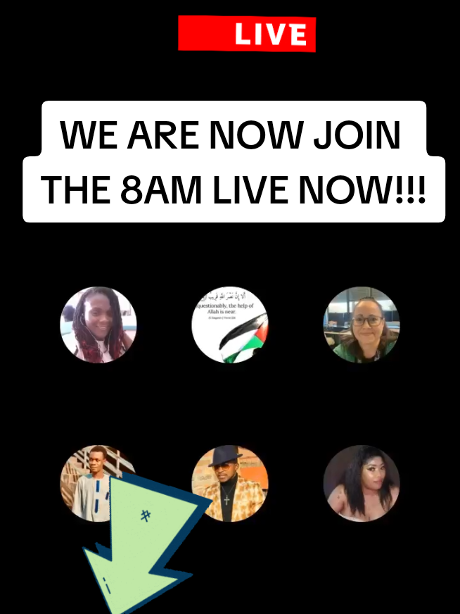 WE ARE                                 NOW  JOIN THE 8AM LIVE NOW!!! @Tea With Tam 💚 #tiktoklive #livehighlights #levelupsparks #greetingheart #LIVEIncentiveProgram 
