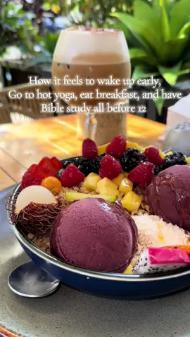 🤍 #hotyoga #biblestudy #acaibowl #fyp 