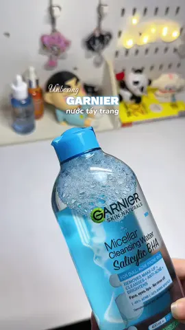 Nước tẩy trang garnier mua 1 tặng 1 nè 🥳 #unboxing #unbox #xuhuong #xh #garnierpartner#garramda #tiktokfinds #depdachieu 