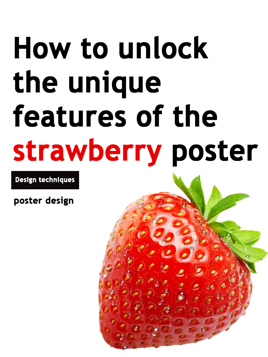 How to unlock the unique features of the strawberry poster#Design #GraphicDesign #posterdesigns #layout #tiktok #fyp #posterdesign #logodesign #designer #designtok #poster #logo #design #graphicdesign #Creativity