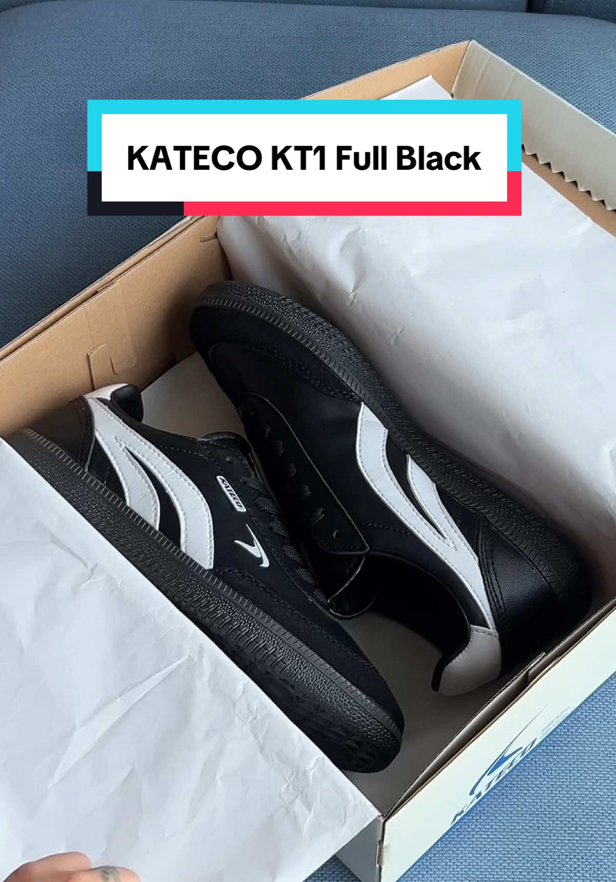 KATECO mã KT1 Full Black 36-43. #katecovn #sneakers #giaythethao #fyp #xuhuong 