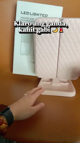 LED Makeup Mirror 3 Color Lighting Rechargeable Beauty Mirror Portable Touch Screen Vanity Mirror##mirror##rechargeable##makeupmirror##ledmirror##tiktok##Home