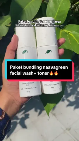 Paket bundling naavagreen.satu paket naavagreen.paket bundling 2 pcs.paket hemat glowing facial wash naavagreen. Skintoner Naavagreen #paketbundling #naavagreen #glowing #antipolutan #skincarehematmurah #skintoner 