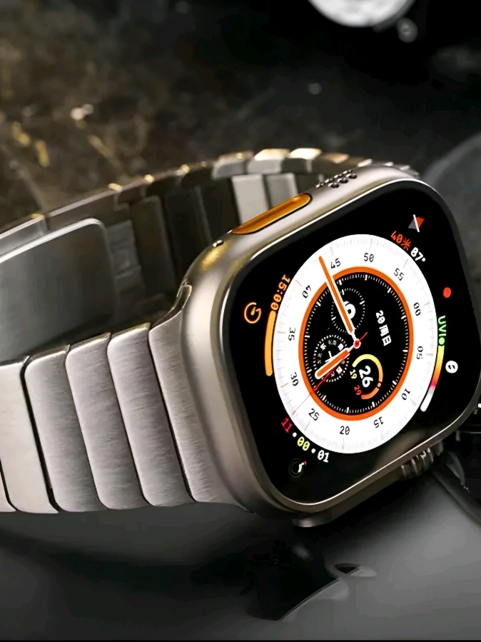 Tali jam untuk iwatch Ultra 2 SE 9 8 7 6 5 4 3 Stainless Steel strap watch #jam #virall #fypシ゚ 