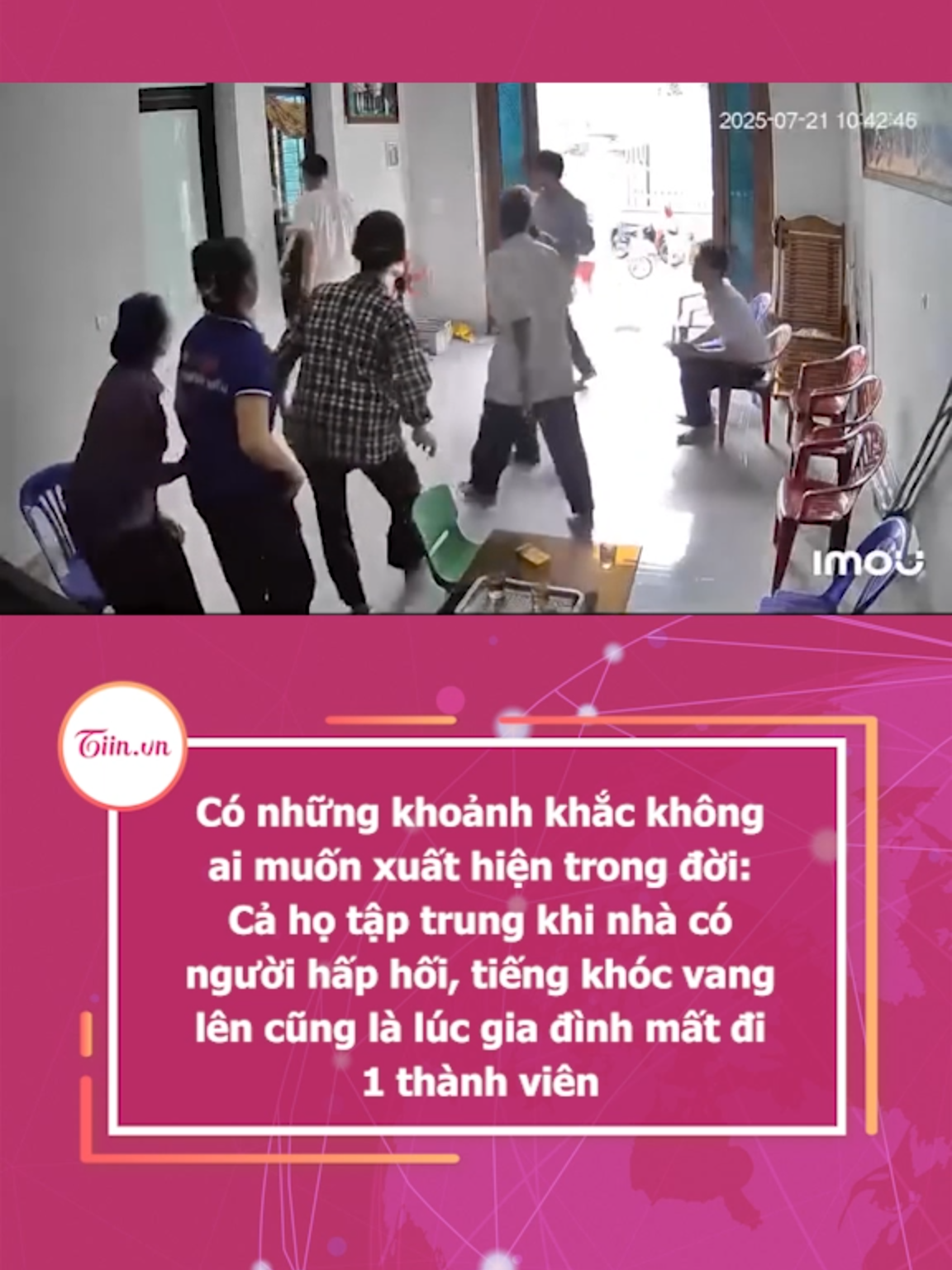 Có những khoảnh khắc không ai muốn xuất hiện trong đời: Cả họ tập trung khi nhà có người hấp hối, tiếng khóc vang lên cũng là lúc gia đình mất đi 1 thành viên #tiinnews
