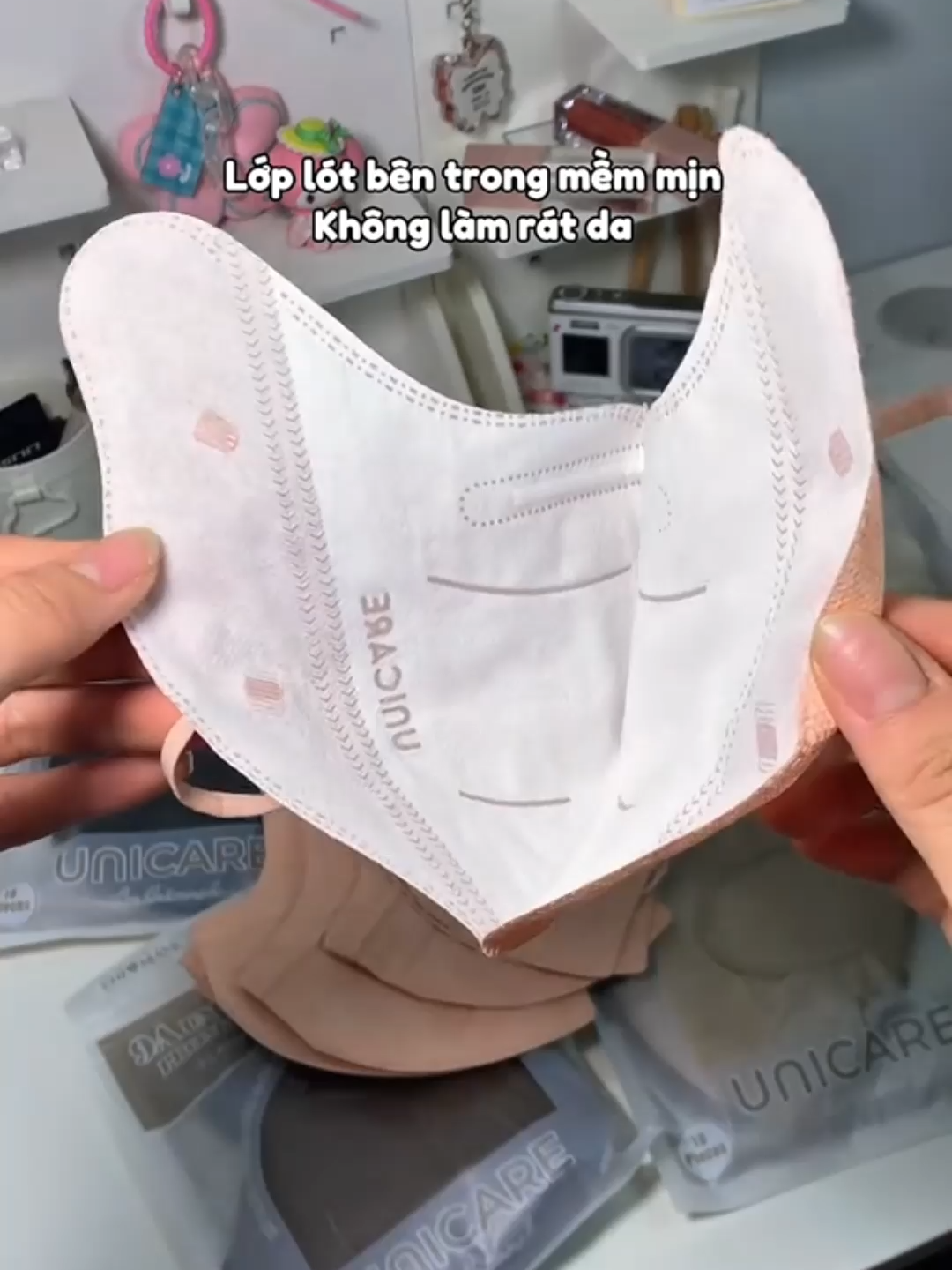 Khẩu trang 5 lớp UNICARe 9A chống nắng #khautrang #unicare #khautrangchongnang #khautrang9achongnang #khautrang6dunicare#khautrang9a