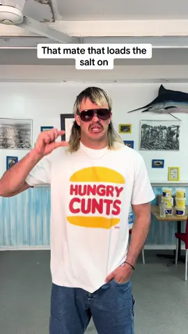 Nothing like a couple chips with your chicken salt 🤣🧂 #aussie #bogan #skit #fishandchips #aussie #straya 