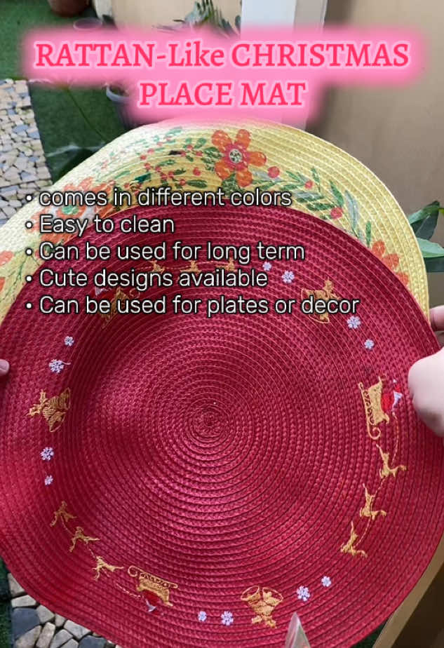 Christmas Placemat for Plate or Decor #christmas2025 #christmasplacemats #placemat #christmasdecor 