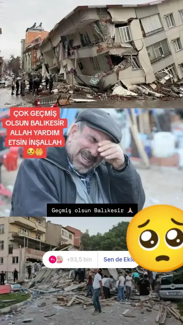 geçmiş olsun Balıkesir 🥺🤲