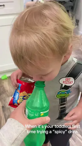 Baby drinks sprite for the first time #funny #fyp #funnytiktok #baby #tiktok #happy #foryou 