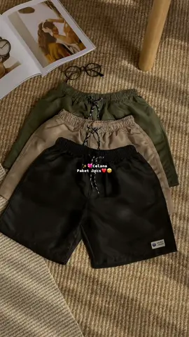 3 CELANA BOARD SHORT cuma 100 ribu! 🤯 #BoardshortMurah #PaketBoardshort #CelanaPendekMurah #CelanaPantai #BoardshortPria #celanasantai 