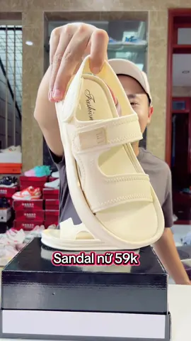 Chỉ 59k có ngay đôi sandal mới đi chơi đi học ạ #manhgiay #sandal #depquaihau #depnu 