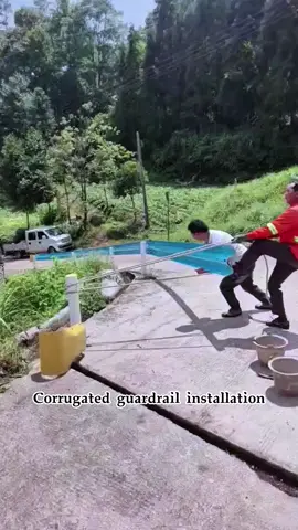 Road guardrail #roadguardrail#tiktok#odm#oem#roadsafe#trafficsafety#roadsafety#Tech#technology#road 