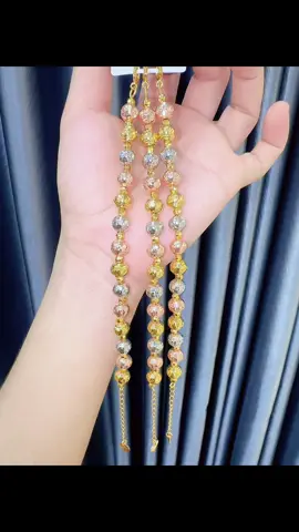 #Lắc tay bi mạ bạch kim 3 màu 