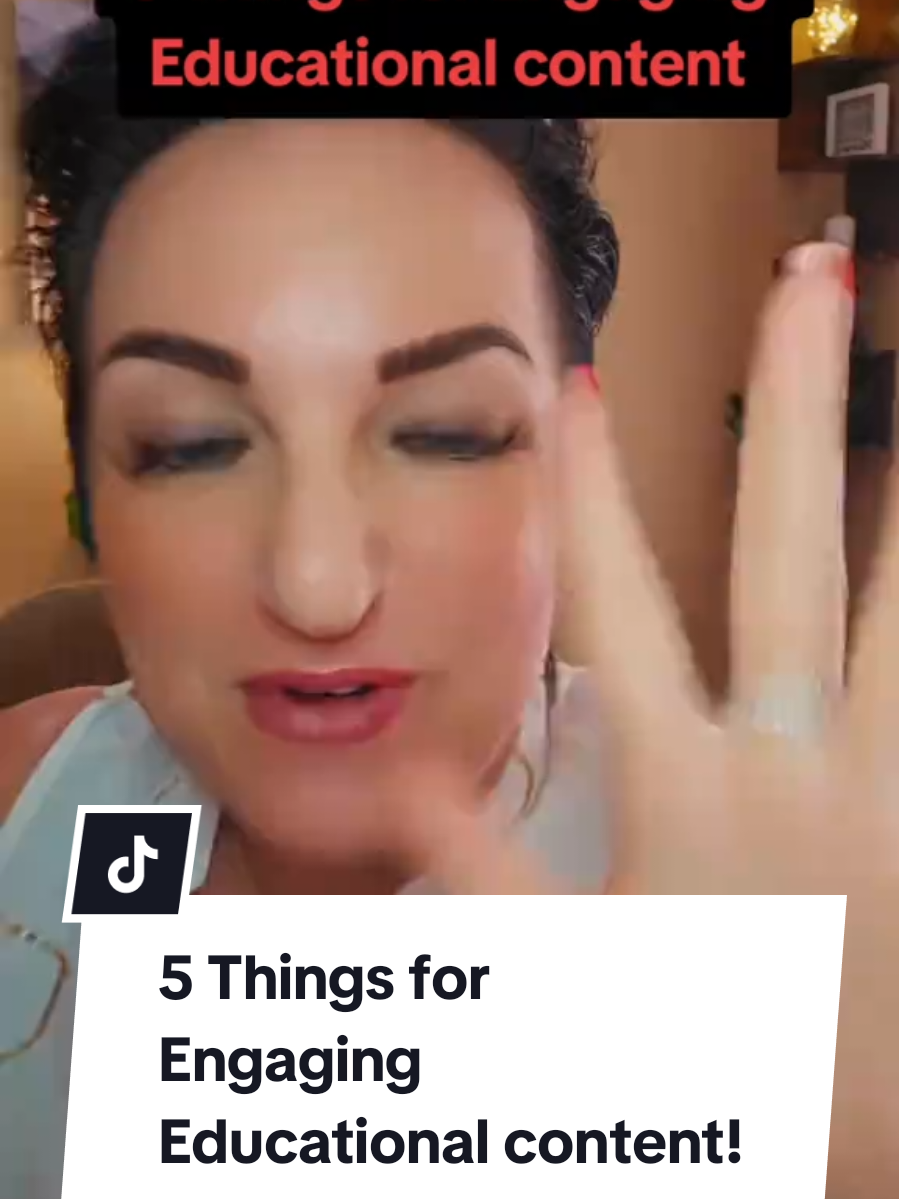5 Things for Engaging  Educational content! If you are struggling with content creation and engagement, I have your solution! 