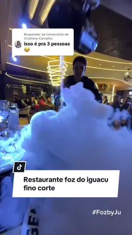 Respondendo a @Cristiane Carvalho restaurante com show de carnes em Foz do Iguaçu #dicasfozdoiguacu #finocorte 