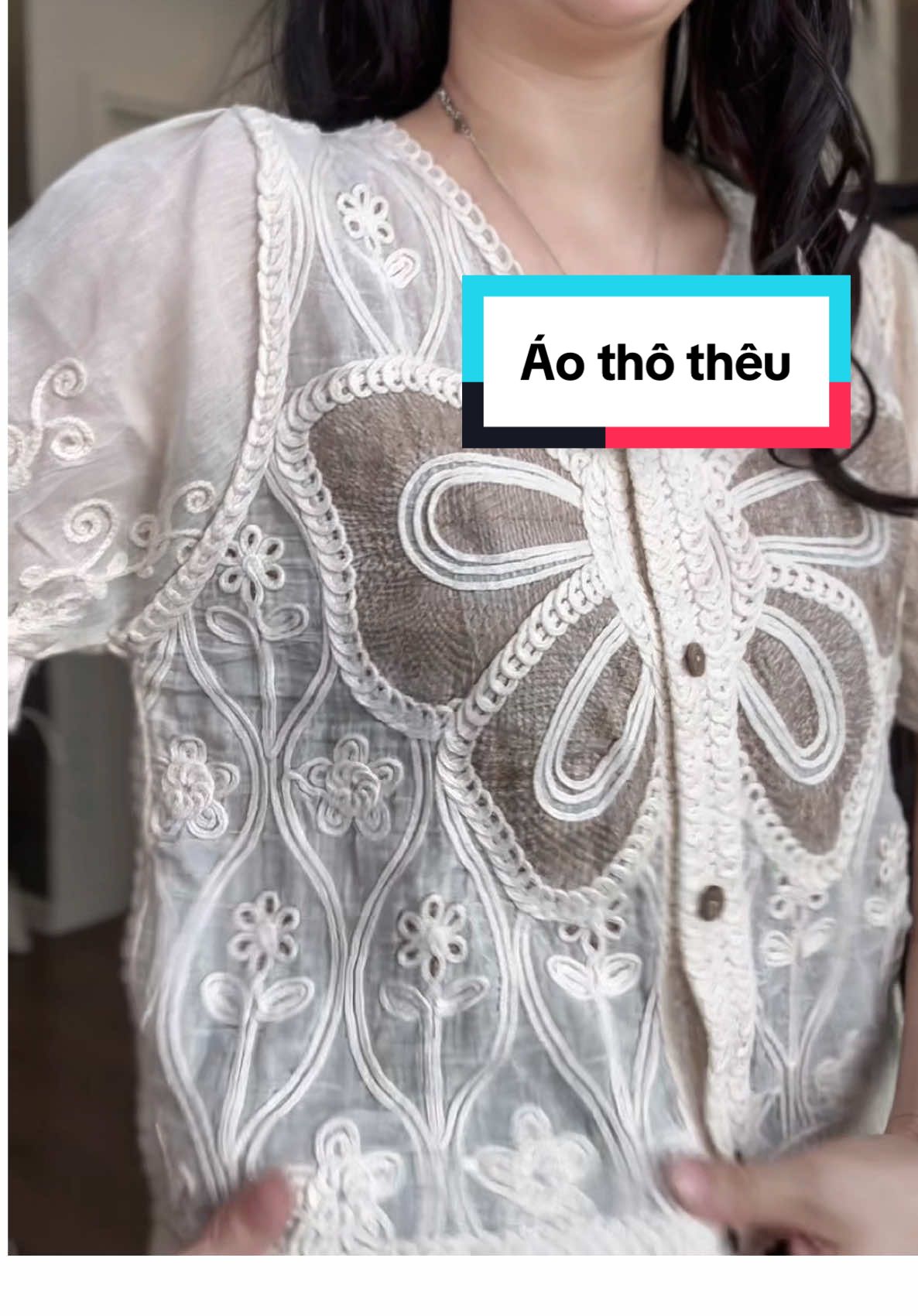 Áo ren lưới cộc tay thêu #aokieu #thoitrangnu #livetiktok #homnaymacgii 