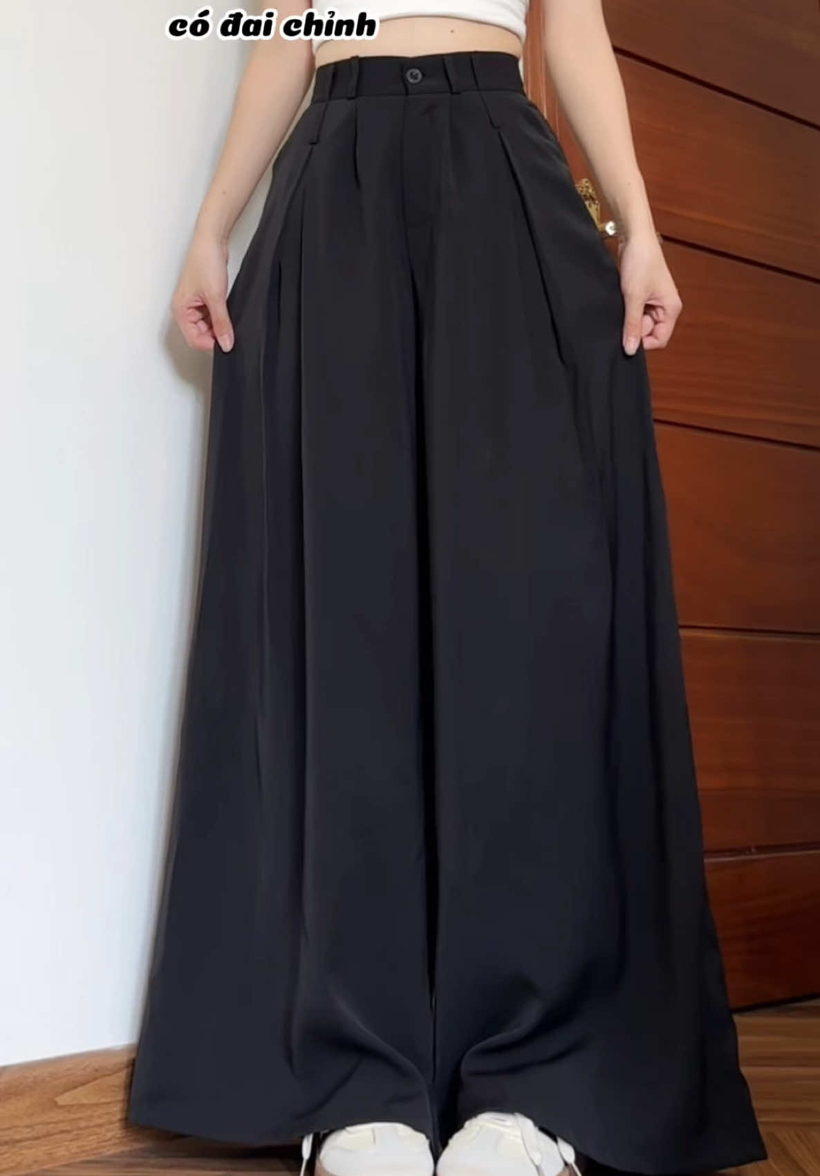 Quần ống rộng xếp ly hottrend #viral #OOTD #xuhuong #videohangthoitrang #outfit #thoitrangnu #myoutfit 