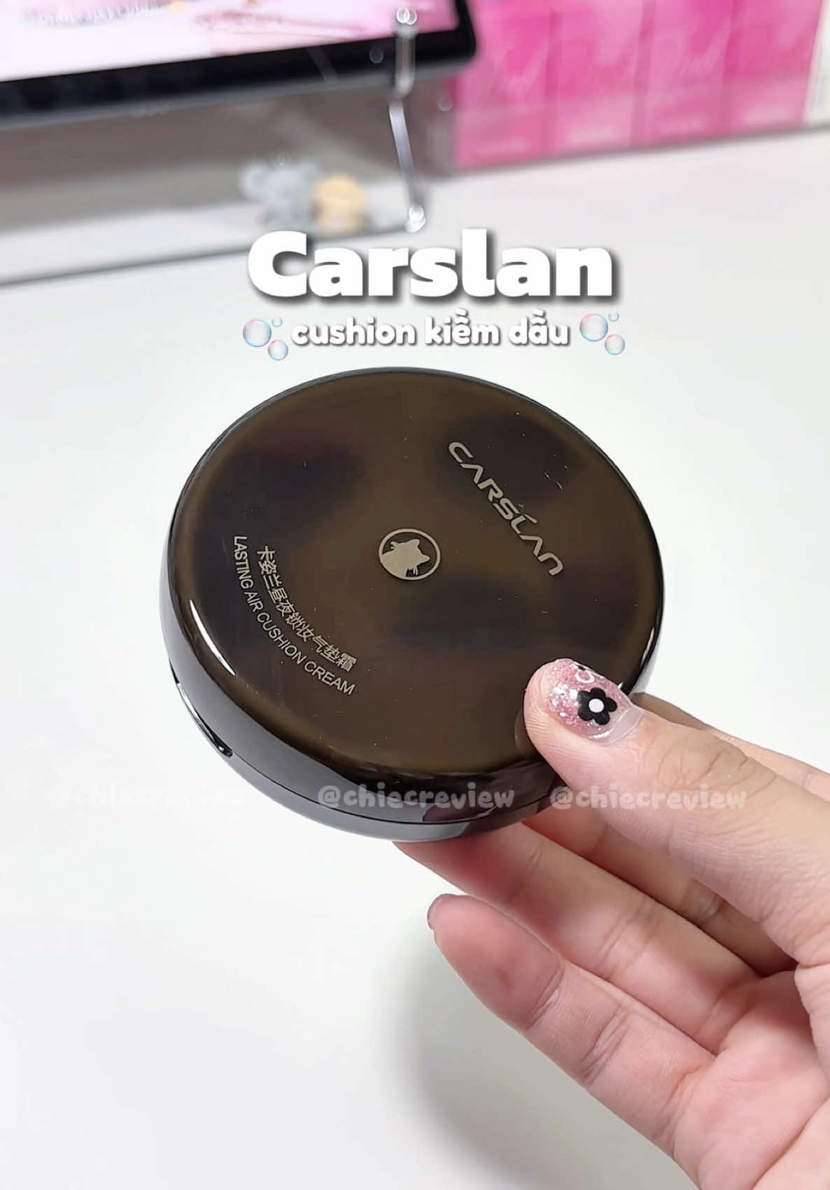Cushion Carslan phiên bản vỏ đen dành riêng cho da dầu ✨🫧  #cushion #phannuoc #carslan #chiecreview #goclamdep #reviewlamdep #cushioncarslan #cushionkiemdau #phannuockiemdau #xh #viral 