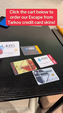#escapefromtarkovclips #escapefromtarkov #escapefromtarkovmemes #escapefromtarkovmemes escape from tarkov credit card stickers are available in our TikTok shop! Click the cart to order today!