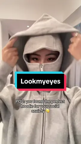 My introverted self is literally screaming for this hoodie. #hoodie #maskhoodie #socialanxiety #fyp #fashionhacks #introvert