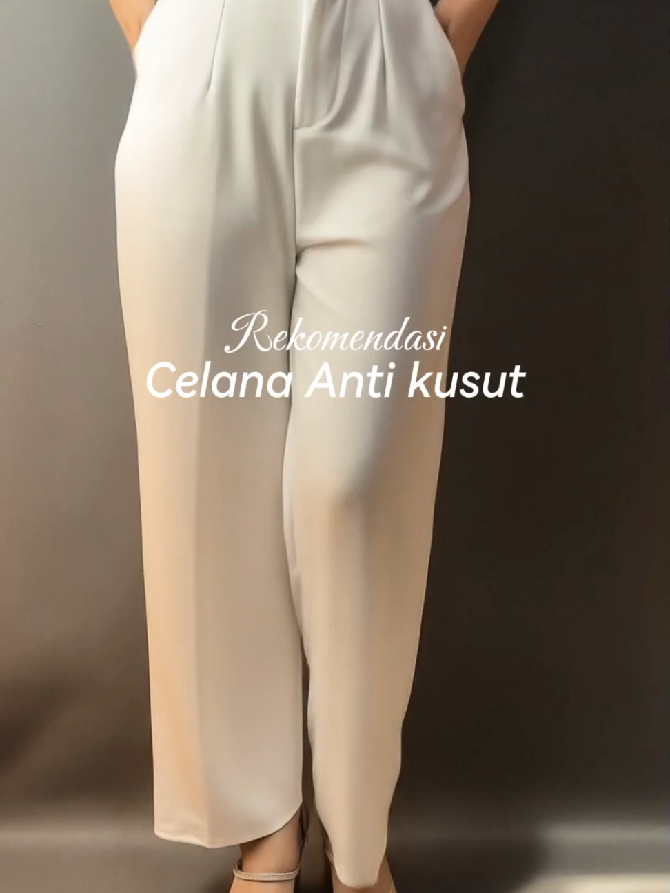 Rekomendasi celana anti kusut yang lagi di cari banyak orang #kulotknit #coziepants #kulothighwaist #celanahighwaist 