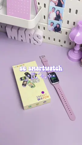 LAXASFIT SE SMARTWATCH! available in so many colors 💜✨ #smartwatch #smartwatchviral #laxasfitsmartwatch #waterproofsmartwatch #purplesmartwatch #smartwatchband #bandwatch 