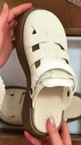 Dép sục nữ, sandal kiểu dáng hàn quốc thanh lịch, đế cao 4cm màu đế đen và nâu.#xuhuongtiktok #thinhhanh #review #fyp #xuhuong #xinhdep #trending #viral #depnu 
