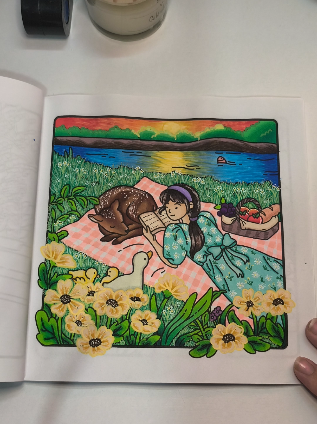 #cottagegirl #coloringbook #coloring #colorir #livrosdecolorir #coloringtutorial #bobiegoods #chenrui #touchnew #ohuhu 