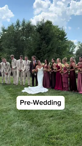 My daughter Christie’s wedding party trying to pull it together for pictures #weddingday