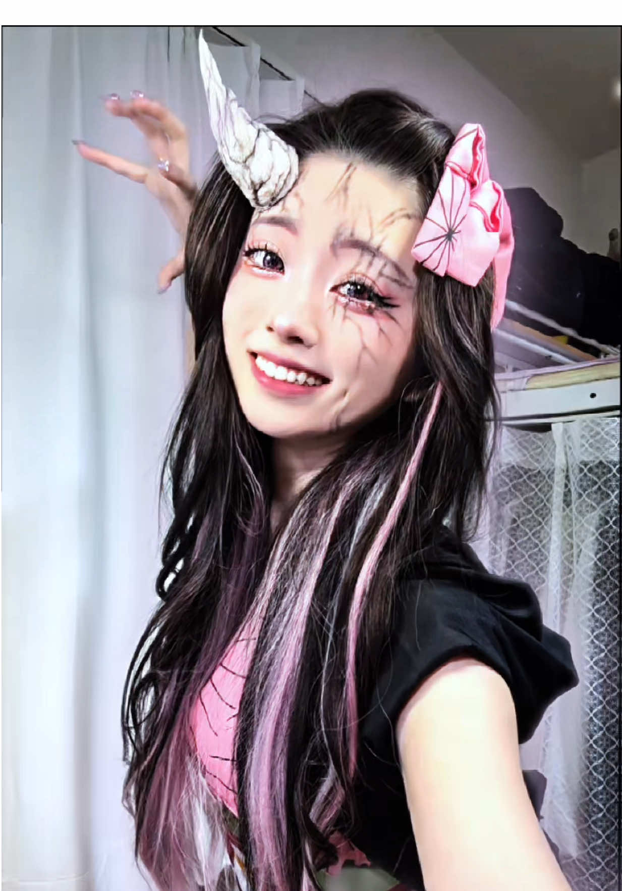 禰豆子のコスプレ好評だったので『鬼滅の刃』コスプレ第2弾します‼️誰になるでしょう？？予想してね！