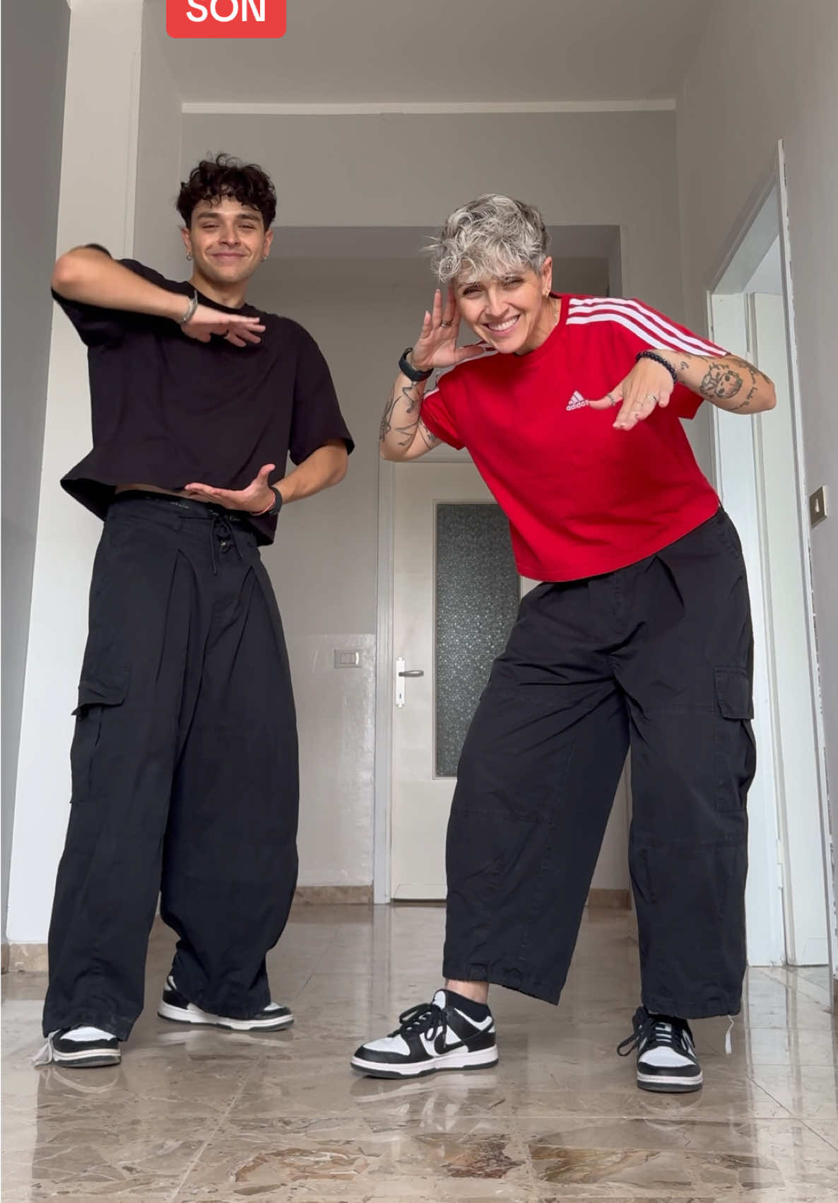 ❤️🖤 @Lorenzo Brock #motherandson #dance 