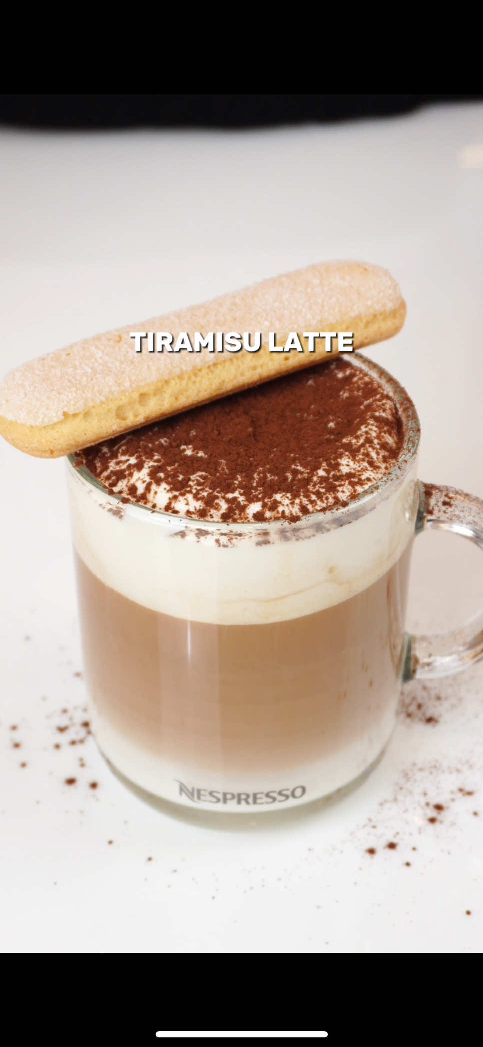 Tiramisu, but make it a latte! Ito ang entry ko sa tiramisu trend ngayon. A bold and chocolatey @Nespresso Fortado latte topped with a cheese foam, cocoa powder, and a lady finger as the final touch. Enjoy quality coffee made easy, just like with my Vertuo Pop in Candy Pink! Now’s a great time to shop this compact machine, available in other vibrant colors. Brew your cup with just a press of a button.  Don’t miss @nespresso’s month-long offers available at Nespresso boutiques, pop-up stores, online at nespresso.ph, or via the Nespresso PH App. Ingredients: 1 pod Nespresso Fortado 1/2 cup milk of choice 1 tsp condensed milk Cheese foam: 2 tbsp cream cheese 1/4 cup all purpose cream 1-2 tbsp milk (adjust to preference) salt and sugar #tiramisu #latte #coffeeph #foodieph #thechinitafoodie #NespressoPH #UnforgettableAugust  #UnforgettableTaste #creatorsearchinsights 