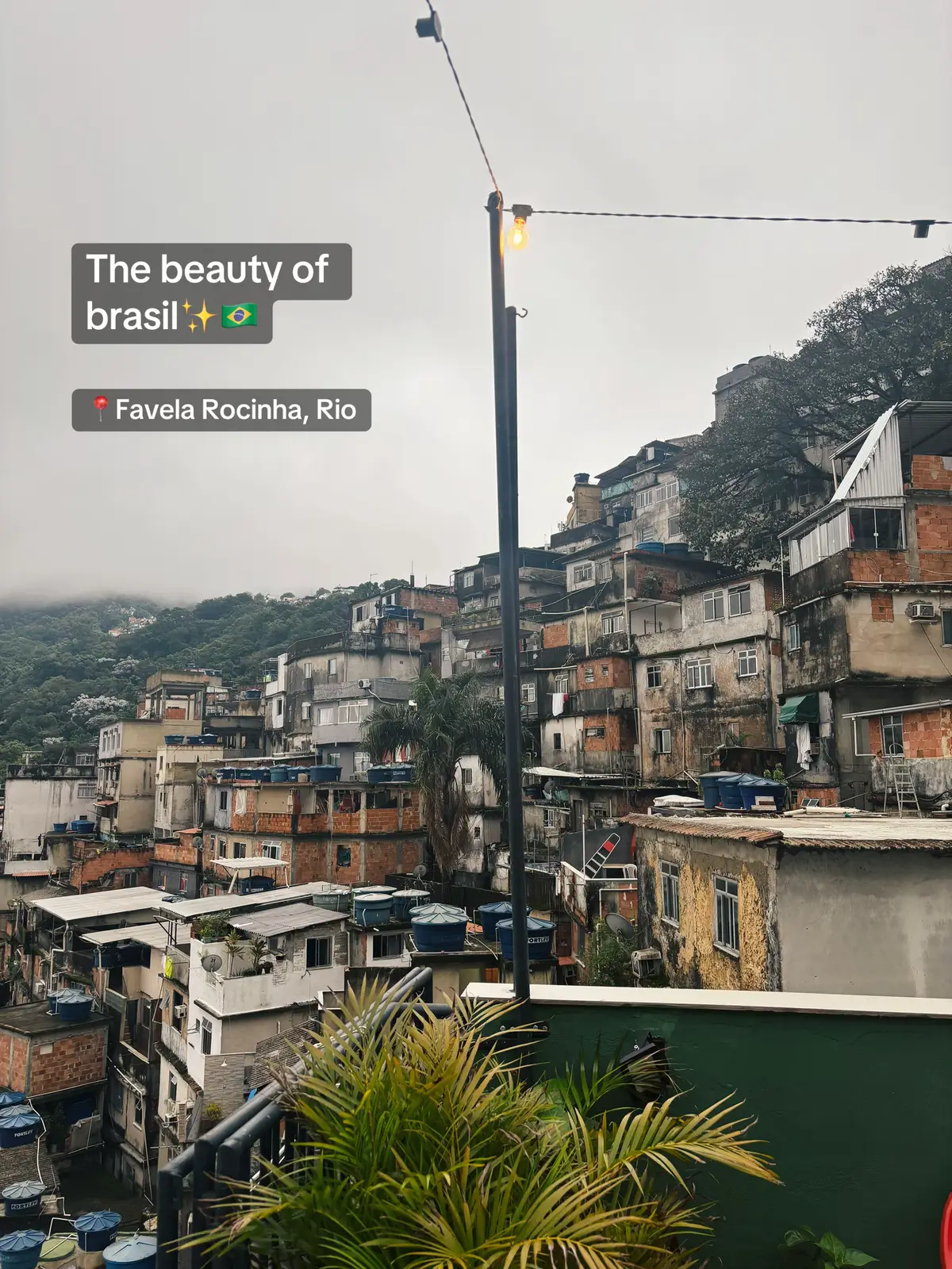 Rocinha, the beauty of resilience rising from Rio’s hillsides. #brazil🇧🇷 #favela #rocinha #travel #viralvideos 