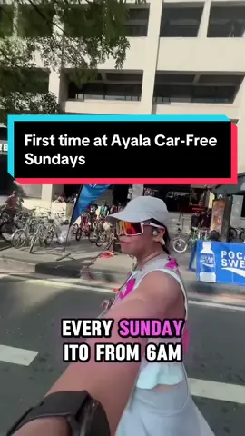 I like doing my LSDs in new places. First time sa Ayala Car-Free Sunday parang funrun! #CapCut #runtokphilippines #runtokph #runtokcommunity #runtok #runningera #Running #run #fypシ #halfmarathontrainingplan #longslowdistance #trending 