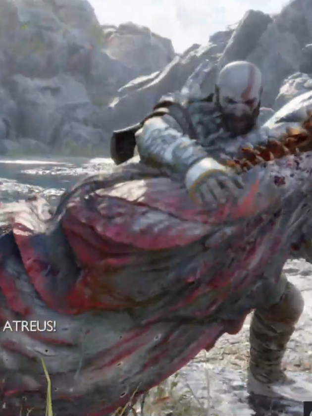Kratos kills dragon #gow #gowragnarok #tiktoklive #livehighlights #fyp 